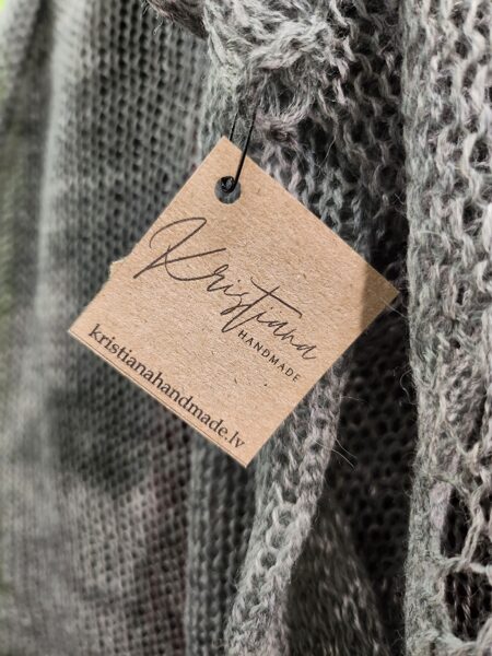 Šalle "Klasika" pelēka